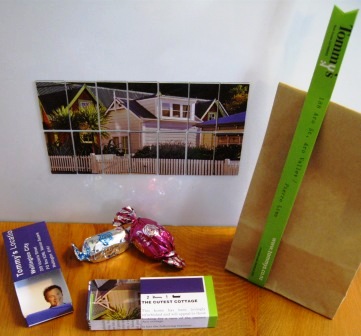 Re-using property ads to create memento gifts for vendors and buyers by recycled.co.nz